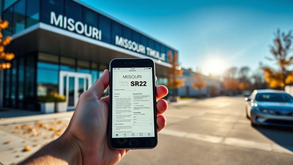 missouri sr22 insurance requirements