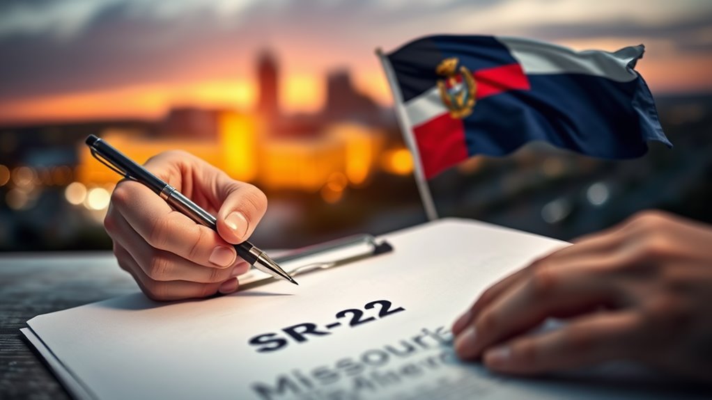 missouri sr 22 insurance requirements